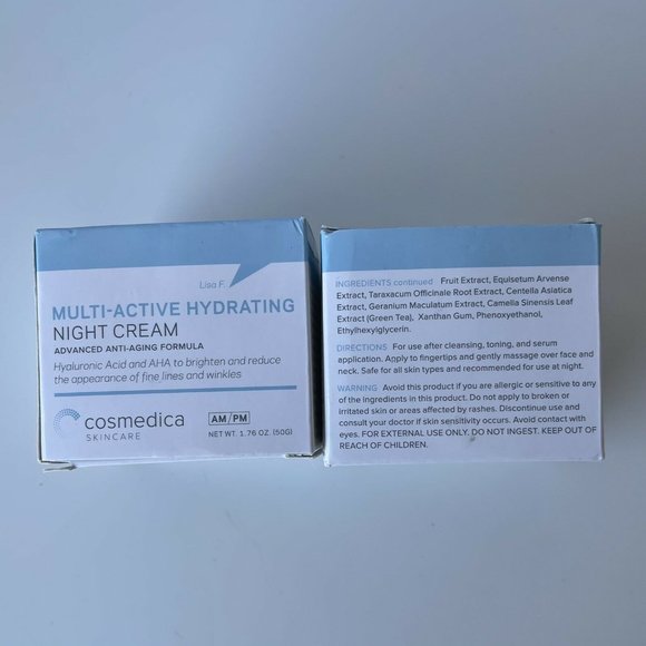 COSMEDICA Multi-Active Hydrating Night Cream,  LOT OF 2  EXP. 12/2022 - Picture 6 of 9